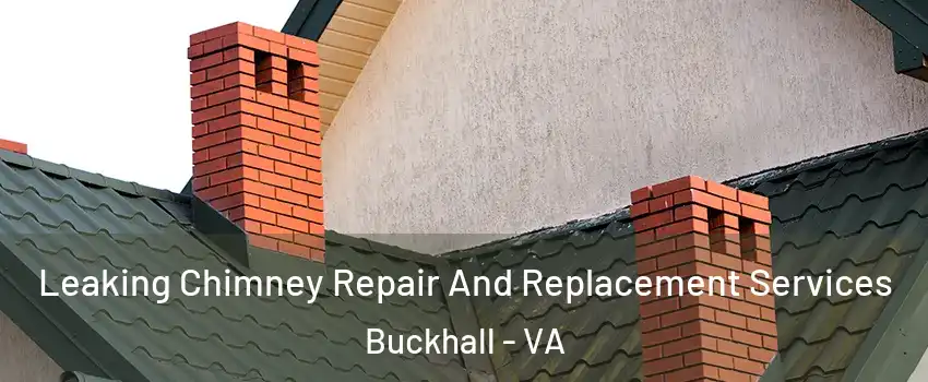 Leaking Chimney Repair And Replacement Services Buckhall - VA